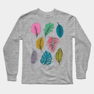 Tropical Leaves #2 Long Sleeve T-Shirt